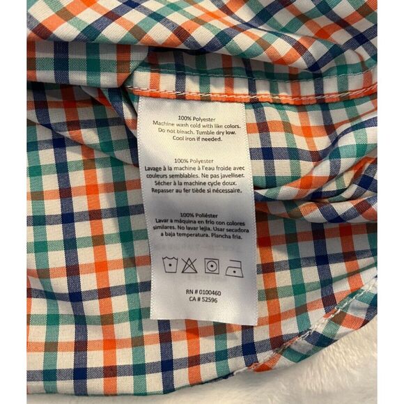 Kavu Lightweight Long Sleeve Plaid Button Up Shirt Dress Mens Sz S‎ Preppy Retro - Picture 13 of 15